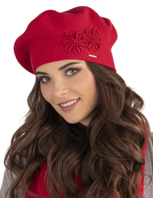 Imagen del producto de VIVISENCE: Boina para mujer, mezcla de lana, diseño clásico, elegante y cómoda