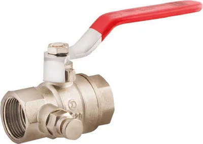 Obrázok produktu pre 6/4" guľový ventil na vodu s vypúšťacím ventilom a odvzdušňovačom