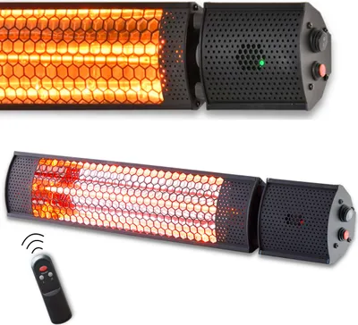 Obrázok produktu pre Starlyf® Radiant Heater - Halogénový infračervený ohrievač odolný voči poveternostným vplyvom s technológiou priameho ohrevu, vrátane diaľkového ovládania, 2000 W - Z TV reklamy