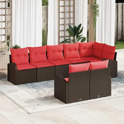 Obrázok produktu pre Maison Exclusive - Záhradný nábytok hnedý polyratan