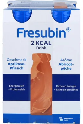 Obrázok produktu pre Fresubin 2 kcal nápoj s príchuťou marhúľ a broskýň, fľaše, 800 ml roztoku