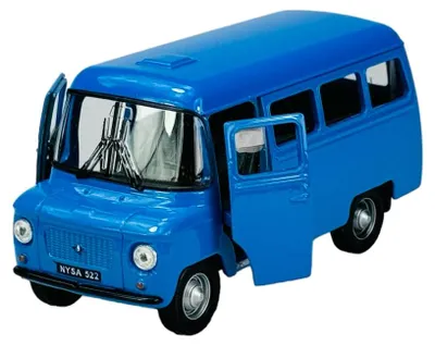 Produktbild von Welly Nysa 522 Blau 1:34  Die Cast Metall Modell im Kasten 43674