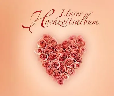 Produktbild von Hochzeitsalbum zum Eintragen, mit Platz für Fotos, Erinnerungen, Zitate und Ornamente