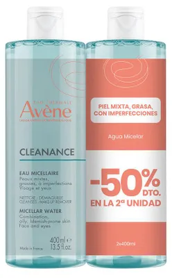 Produktbild von Mizellenwasser-make-up-entferner-packung, 2 X Avène 400 ml