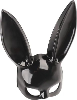 Image de Masque à oreilles de lapin, masque de lapin, masque facial avec motif de lapin pour les bals masqués