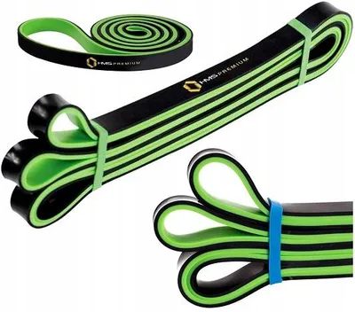 Produktbild von HMS GU06 Widerstandsband Grün-Schwarz 9-22,5 kg