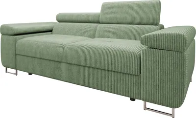 Produktbild von MIRJAN24 Sofa Torezio 2, Couch mit Einstellbare Kopfstützen,  2-Sitzer, Wohnzimmer, 198x102x70-90 cm (Farbe: Poso 47)