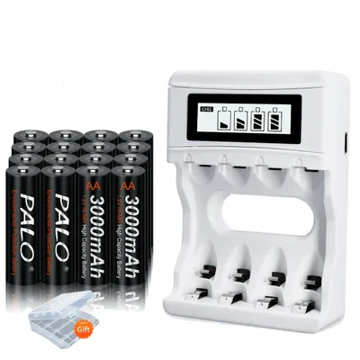 Produktbild von AA Wiederaufladbare Batterie, 2000mAh Kapazität, Umweltfreundlich, Rot, 12V-a