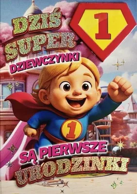 Immagine prodotto di Abbonamento "Primo compleanno bambina" - Supereroe. - YEKU
