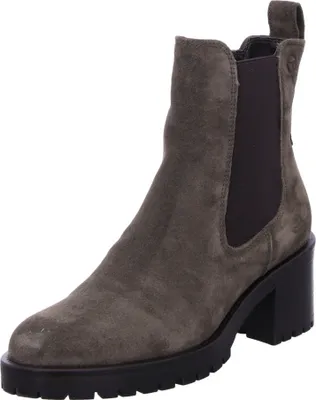 Produktbild von Tamaris Damen Chelsea Boots/ Stiefeletten Grün Leder-Textil-Mix Größe: 39