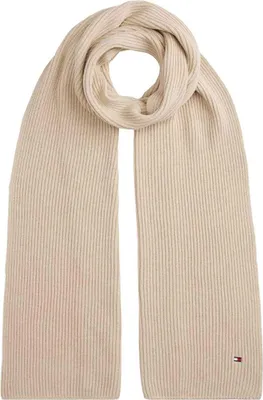 Produktbild von TOMMY HILFIGER - Men's ribbed scarf with logo  - Size OS
