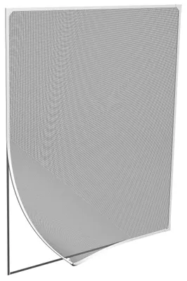 Magnet-Fensterschutz 100x120 cm, weiß, Kunststoff