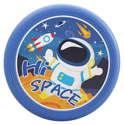 Produktbild von Wurfscheibe Frisbee Kinderspielzeug - Weiches Polyurethan- 20 cm - Astronautenmuster