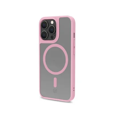 Image de Celly Magmatt coque de protection pour téléphones portables 15,5 cm (6.1") Housse Rose, Transparent
