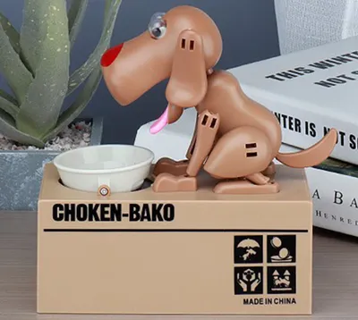 Produktbild von Hund Spardose Robotik Hund Bank Spardose Spardose Essen Münzen Münzen Spielzeug für Kinder