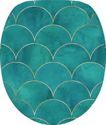 Produktbild von SANILO® WC-Sitz mit Absenkautomatik Aquarell, Toilettendeckel direkt vom Hersteller, Klodeckel, Klobrille, WC Deckel, Toilettensitz, Toilettenbrille