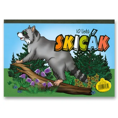 Obrázek produktu pro Skicák A4, 180 g/m2, 10 listů