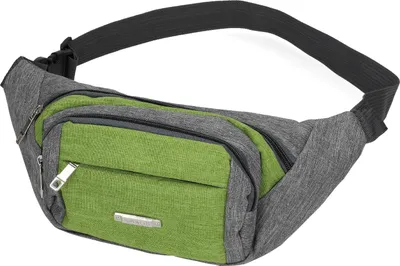 Produktbild von Betz Bauchtasche LINDAU 2-farbig Hüfttasche Bikertasche Reisen Wandern  Farbe: grau/grün