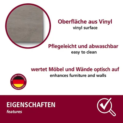 Produktbild von Selbstklebende Wandpaneele 10er Set 30x30 cm – Wandverkleidung modern – flexibel zuschneidbar, pflegeleicht, wasserabweisend – Marmoroptik, Steinoptik, Holzoptik
