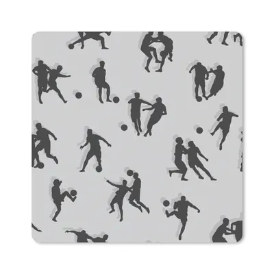 Produktbild von MuchoWow® Mauspad Mousepad Sport - Fußball - Muster 20x20 cm - Mousepads - Maus Mat - Pad - Mausunterlage - Desk Mat - Bureauartikeln