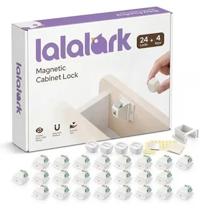 Zdjęcie produktu dla Zamki magnetyczne do szafek dla niemowląt bezpieczeństwo dziecka 24 szt