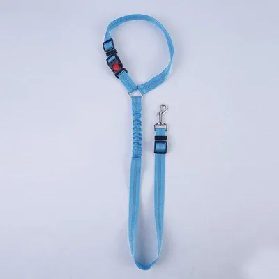 Produktbild von Hundesicherheitsgurt - 2 Stück - Hundesicherheitsgurt mit Gummibande - für kleine Hunde - mittelgroße Pudel - elastische Riemenhalsband - ziehbare Hundeband