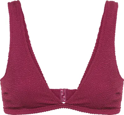 Produktbild von LSCN by Lascana Triangel-Bikini-Top Lou dunkle Beere Größe L