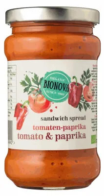 PASTA POMIDOROWO - PAPRYKOWA BIO 280 g - BIONOVA