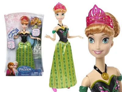 Produktbild von 2014 Disney Original Frozen Film singende Anna Puppe | Mattel CJJ08