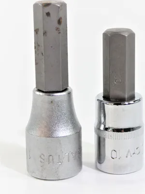 Produktbild von 2 x SALTUS 3/8" Innensechskant 10 mm 5121 Stecknuss Sechskant Nuss Torx