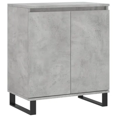 Productafbeelding van Dressoir 60x35x70 cm bewerkt hout betongrijs