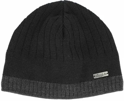 Produktbild von Eisglut Eislgut Herren Montreal Merino Strickmütze SCHWARZ