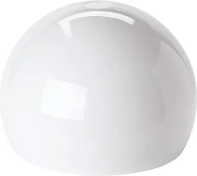 Obrázok produktu pre Tienidlo Ø 30 cm z akrylu, nástavec na lampu, náhradné tienidlo s otvorom 43 mm pre žiarovky E27, biele