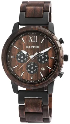 Produktbild von Herrenuhr Holz Extended Extended, Datumsanzeige