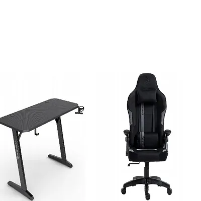 Produktbild von Set Gaming-Stuhl und Schreibtisch Spielerset Schnäppchenpreis Neu Modern