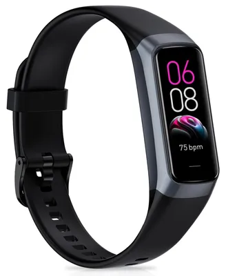 Produktbild von Smartwatch für Herren und Damen mit 24h Herzfrequenz Schlaf und Blutdruck-Trendüberwachung und Sportuhr kompatibel mit iOS Android Schwarz