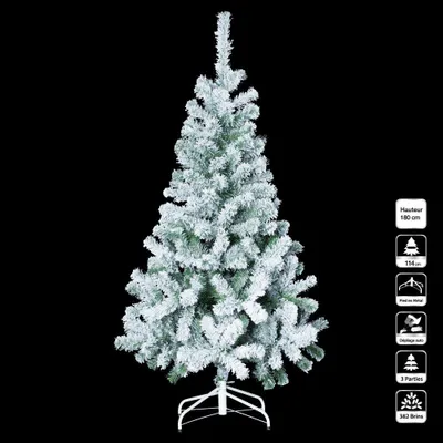 Produktbild von Beflockte tanne 180cm - Feeric Lights & Christmas