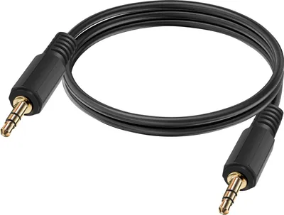 Produktbild von Belkin F3Y111BF1M-P, 3.5mm, Männlich, 3.5mm, Männlich, 1 m, Schwarz