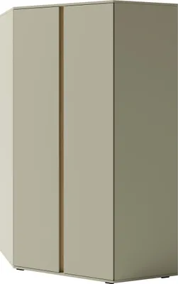 Produktbild von Eckkleiderschrank 95X195X95 Cm Luca Lc2 Schrank 2 Türiger Eckschrank Eukalyptus/Baltic Eiche