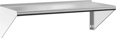 Obrázek produktu pro vidaXL Nástěnná police 100x45x31 cm stříbrná nerezová ocel