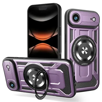 Zdjęcie produktu dla Techsuit - etui RuggedCam do iPhone 17 Air - fioletowe