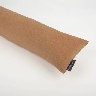 Produktbild von SCHÖNER LEBEN. Thermo-Zugluftstopper kuschelweich camel für Fenster & Türen Auswahl 100cm Länge
