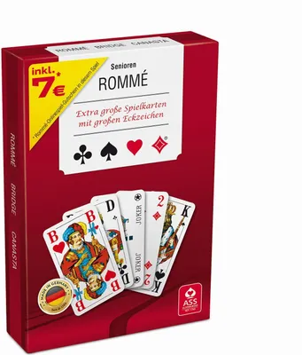 Produktbild von Ass Altenburger 70076 - Kartenspiel Romme Senioren