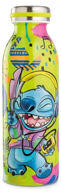 Thermosflasche Stitch-Motiv, Grün, 500 ml