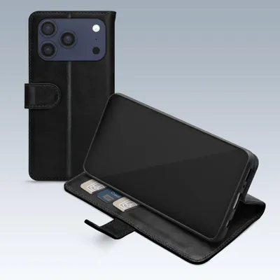 Productafbeelding van Mobilize Premium Gelly Wallet Book Case Apple iPhone 17 Pro Black