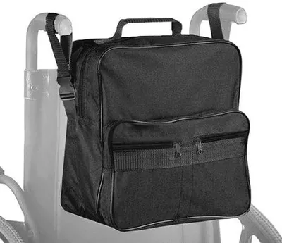 Produktbild von Famanu Rollstuhltasche Wasserfest, Leicht und Langlebig - Schwarz