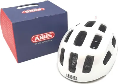 Produktbild von ABUS Fahrradhelm Kinder Jugendliche Erwachsene Licht Schutz 52-57 cm Modern