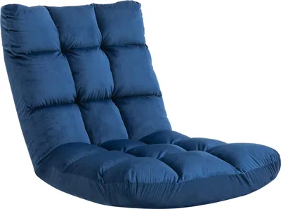 Produktbild von Bodenstuhl 3-in-1 Klappbarer Bodensessel mit Rückenlehne, 13 Positionen, Sitzkissen, Metall, Schaumstoff, 55x71x53,5cm