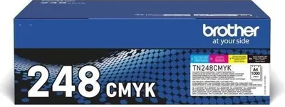 Obrázok produktu pre Toner štandardný, BROTHER TN248VAL, azúrová, purpurová, žltá, čierna, balenie po 4 ks, 4 x 1000 strán