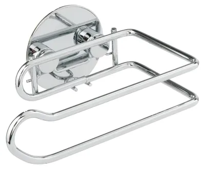 Toiletrollenhalter verchromt, selbstklebend, 14x6x9 cm